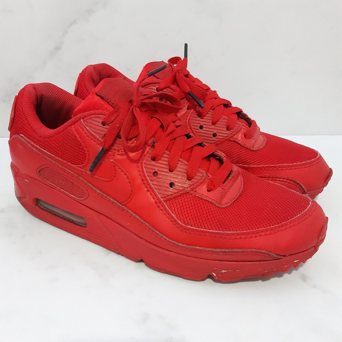 Nike Air Max 90 Triple Red 2020 Mens Size US 8 CZ7918-600 | eBay UK