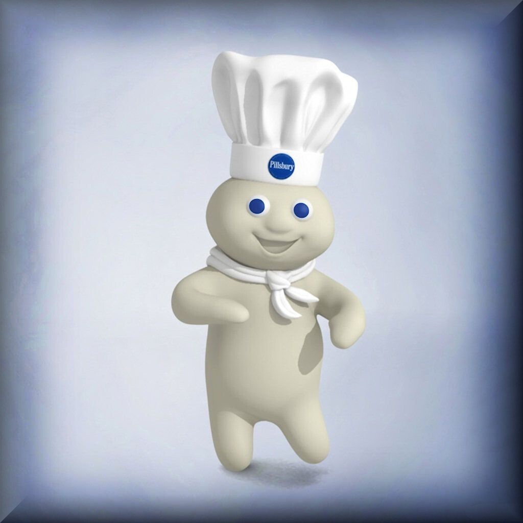ロージー　pillsbury doughboy スプレッドとマグネット Pillsbury Doughboy Poppin Fresh and Poppie Fresh plastic
