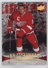 2011-12 Upper Deck High Gloss UD Exclusives /10 Nicklas Lidstrom #133 HOF 0c3