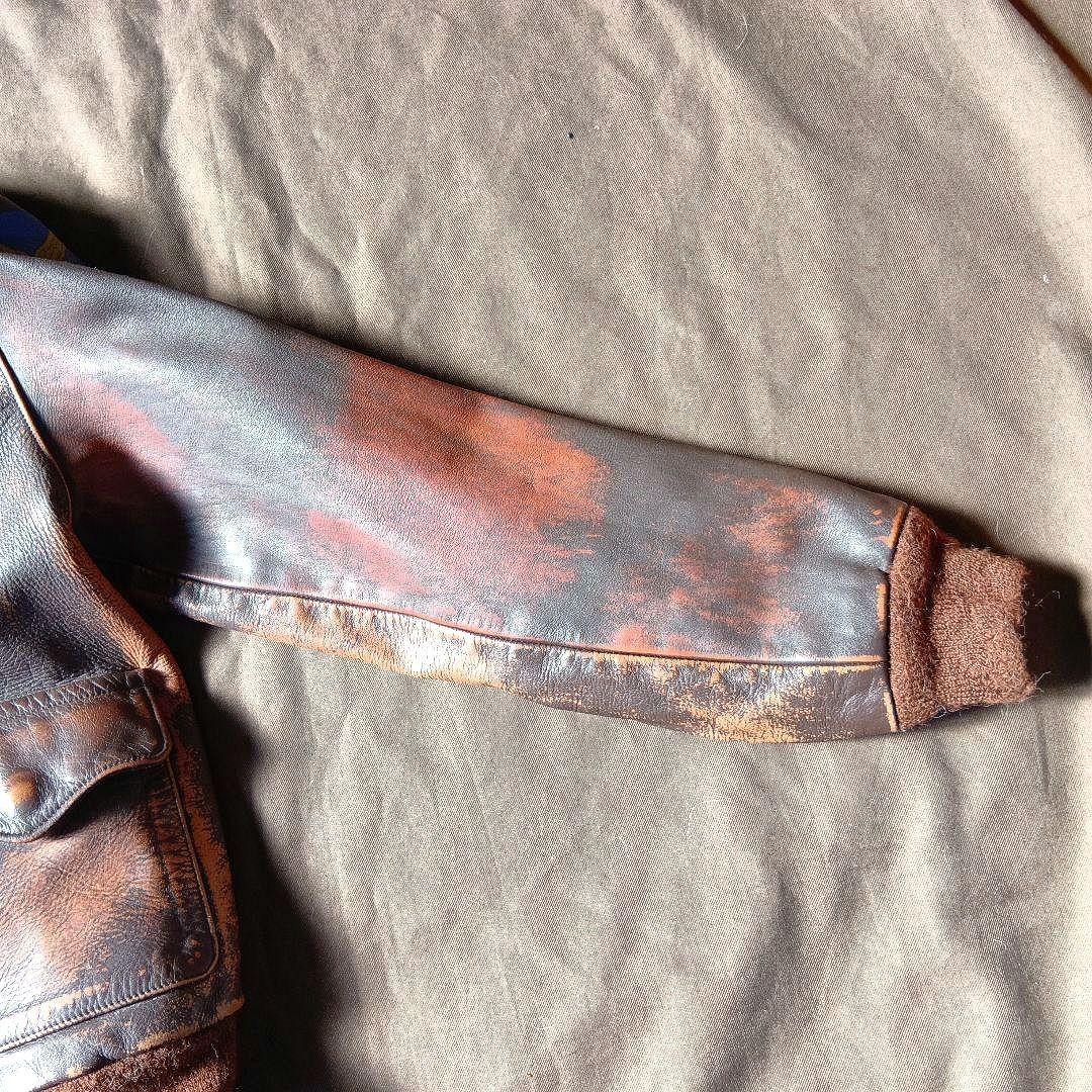 Buzz Rickson's A2 Horseside Flight Jacket 90s Ear… - image 17