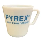 Vintage Pyrex Only From Corning At Home In Your Lab Advertising Coffee Mug