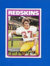 1972 Topps Football #217 Pat Fischer Washington Redskins Centered NM/MT