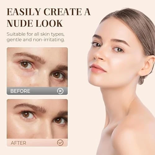 Luminance Under Eye Brightener with Brush,Dark Circle Coverage,Under Eye Correct