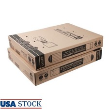 Universal Moving Packing Box TVs up to 65 inches Adjustable W/ Foam Corners New