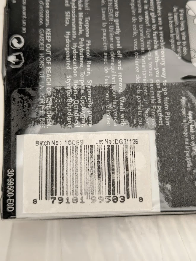 Revlon Fantasy Lengths Eyelashes #99503 Flirty,  Adhesive Strip and Applicator - Image 4 of 4