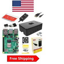 Versatile Raspberry Pi 4 Model B Starter Kit - 8GB RAM, 4 USB Ports, Bluetooth