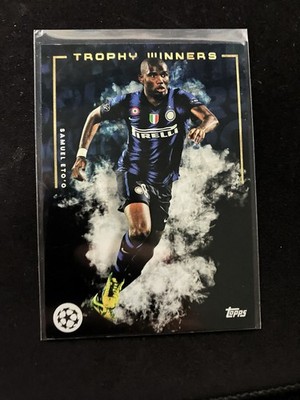 Topps Jose Mourinho Platinum Curated Set 2022 Samuel Eto`o Trophy Winners