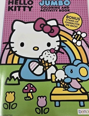 Sanrio Hello Kitty Coloring Book Jumbo  Hours Of Fun By Bendon New
