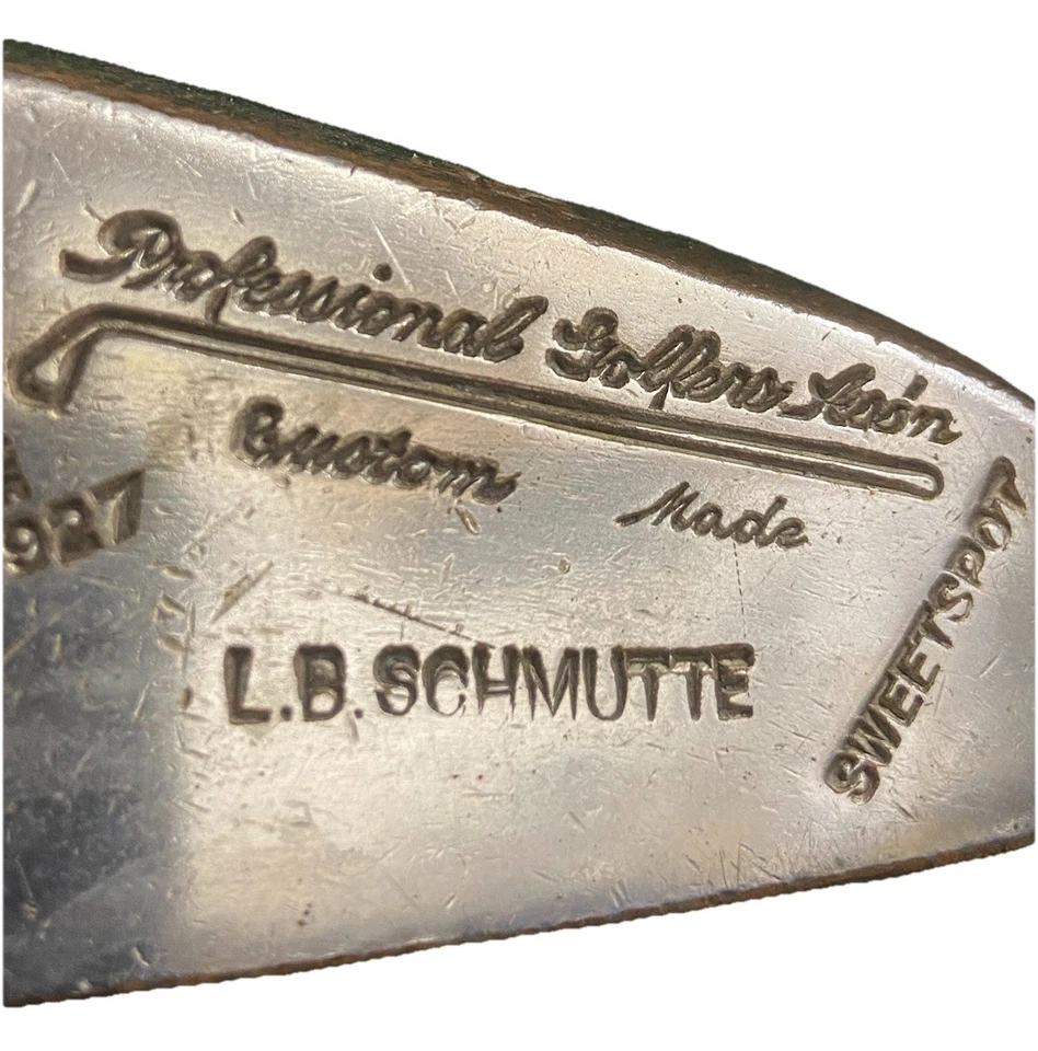 Spalding Kro-Flite Sweet Spot 5 Iron L.B Schmutte Custom Made 1927 RH Hickory 36 - Image 4 of 4