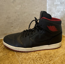 Jordan Air Jordan 1 Mid Top Men s Sneaker Bla...