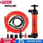 Gasoline Manual Transfer Hand Pump Siphon Kit Fuel Diesel Oil Kerosene Water