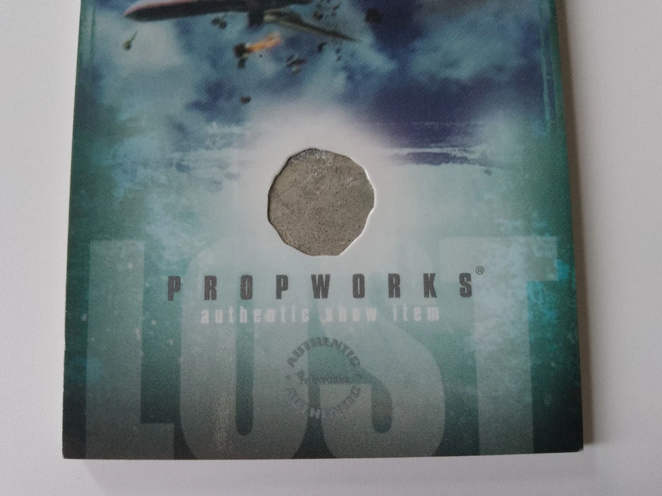 Lost 2007 Inkworks Season 3 Propworks Oceanic Plane Piece Card PPw-1 Very Rare - Image 4 of 4