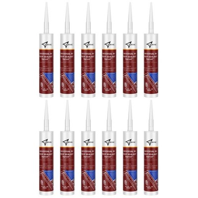 Survol SelfLeveling RV Roof Sealant Caulk 12 Pack White for RV Roof Repair