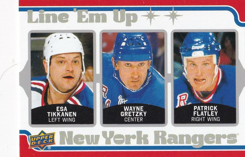 2025-26 UD New York Rangers Centennial "Line 'em Up!" Pick from List