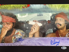 Tommy Chong Cheech Marin Signed 11x14 Photo Up in Smoke Autograph Beckett COA