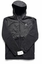 Nike Air Jordan Boys Black Full Zip Hooded Jacket Youth Size 10  12 Jumpm