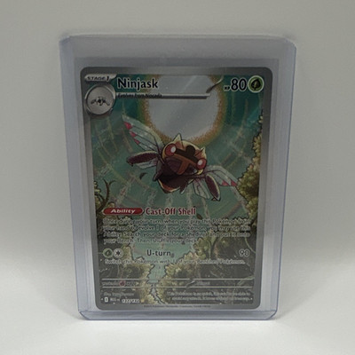 The Pokémon Company Ninjask 12/182 Paradox Rift Holo Rare English 80 HP 2023