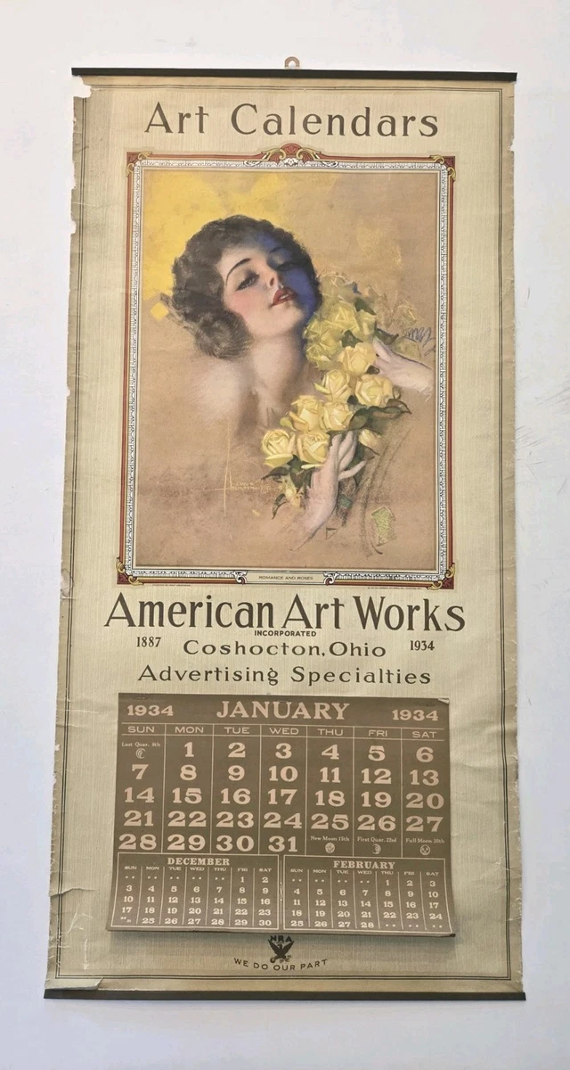 Collectible Calendars (Pre-1940) for sale | eBay