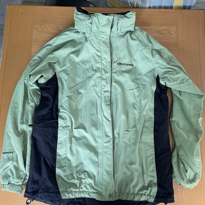 Sprayway Green Hydro Dry Regenjacke Mantel wasserdicht Windbreaker UK 12 Damen