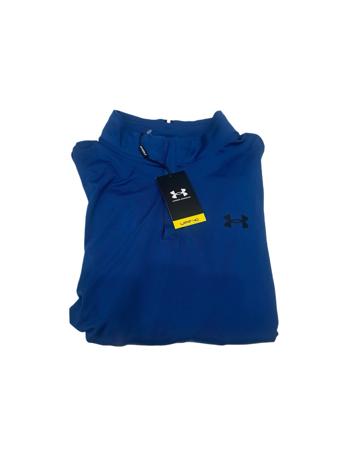 Under Armour Men’s Long Sleeve Playoff 1/4 Zip Top Golf Blue 2XL NWT