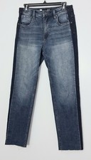 KUT from the Kloth Jeans Size 4L Elizabeth High-Rise Fab Ab Ankle Straight Leg