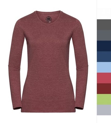 10 Stück Set Russell Europe Damen langarm Shirt Herbst Farben Longsleeve Tee R-1