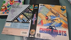 GHOST PILOTS NEO GEO AES CARTON BOX CIB + BLUES JOURNEY CIB READ!