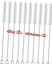 12" Straw Cleaner Brush 10 Pack, Extra Long 12mm Wide Pipe Cleaners for Bottles