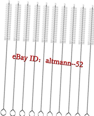 12'' Straw Cleaner Brush 10 Pack, Extra Long 12mm Wide Pipe Cleaners for Bottles