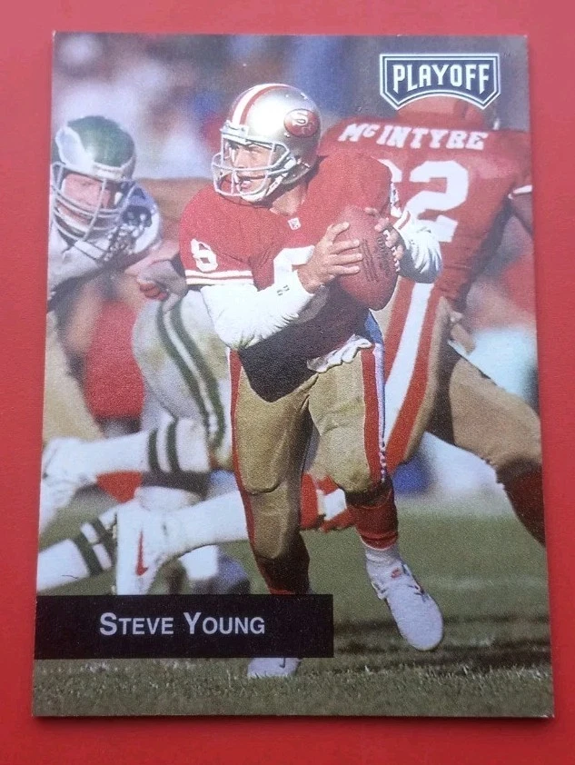 1993 Playoff Football Singles / Pick' Em #200 - 315 Fill In Your Set - Image 2 of 4