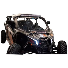 Tusk UTV Full Glass Windshield For CAN-AM Mavrick X3 Max XDS Turbo R 64" 2017-19