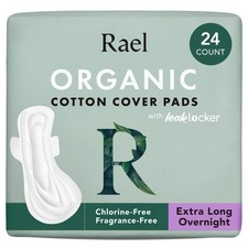 Serviettes Hygiéniques Voile en Coton Bio Nuit XL 24 Serviettes
