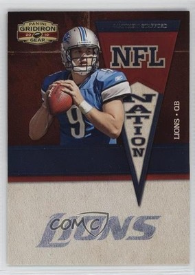 2010 Panini Gridiron Gear NFL Nation Silver /250 Matthew Stafford #30 d4y