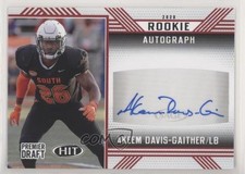 2020 Sage Hit Rookie Auto Red Akeem Davis-Gaither #A43 Auto 03ij