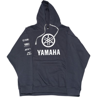 Factory Effex YAM Stack Pullover Hoody (Medium, Navy Blue)