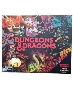 Dungeons & Dragons Puzzle 1000 Teile Paladone Jigsaw Puzzle NEU OVP