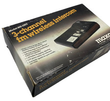 MAXON MODEL MX-1003 THREE CHANNEL FM WIRELESS INTERCOM MX1003 120VAC 60HZ