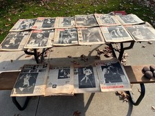 Lot Of Sixteen Vintage Rock N Roll Melody Maker Newsprint Magazine-historical