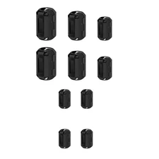 Easy to Install 10x Cable Clip EMI RFI Noise Ring Filter Ferrite Core 3-13mm