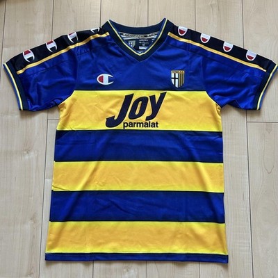 Vintage Champion Fabio Cannavaro and Parma AC Soccer shirt size L