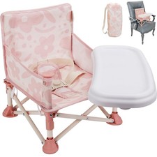 Portable 3-in-1 Baby Chair, Cozy Seat, Baby Seat with Tray, Compact Foldable,...