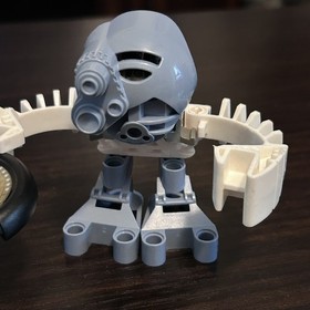 LEGO Bionicle Matoro 1393 McDonalds Matoran Figure Complete w Disk 2001 Vtg Grey