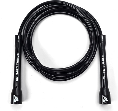 Elite Jumps Adjustable Jump Rope   6Mm PVC Training Rope for Fitness & Cardio | 