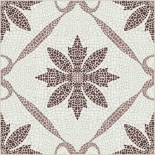 FloorPops Jamila Burgundy Peel and Stick Floor Tiles, FP6299 Large,