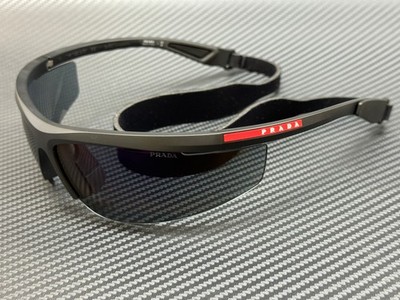 PRADA LINEA ROSSA PS A02S 1BO10J Matte Black Blue Mirror Violet Men's 96 mm Sung