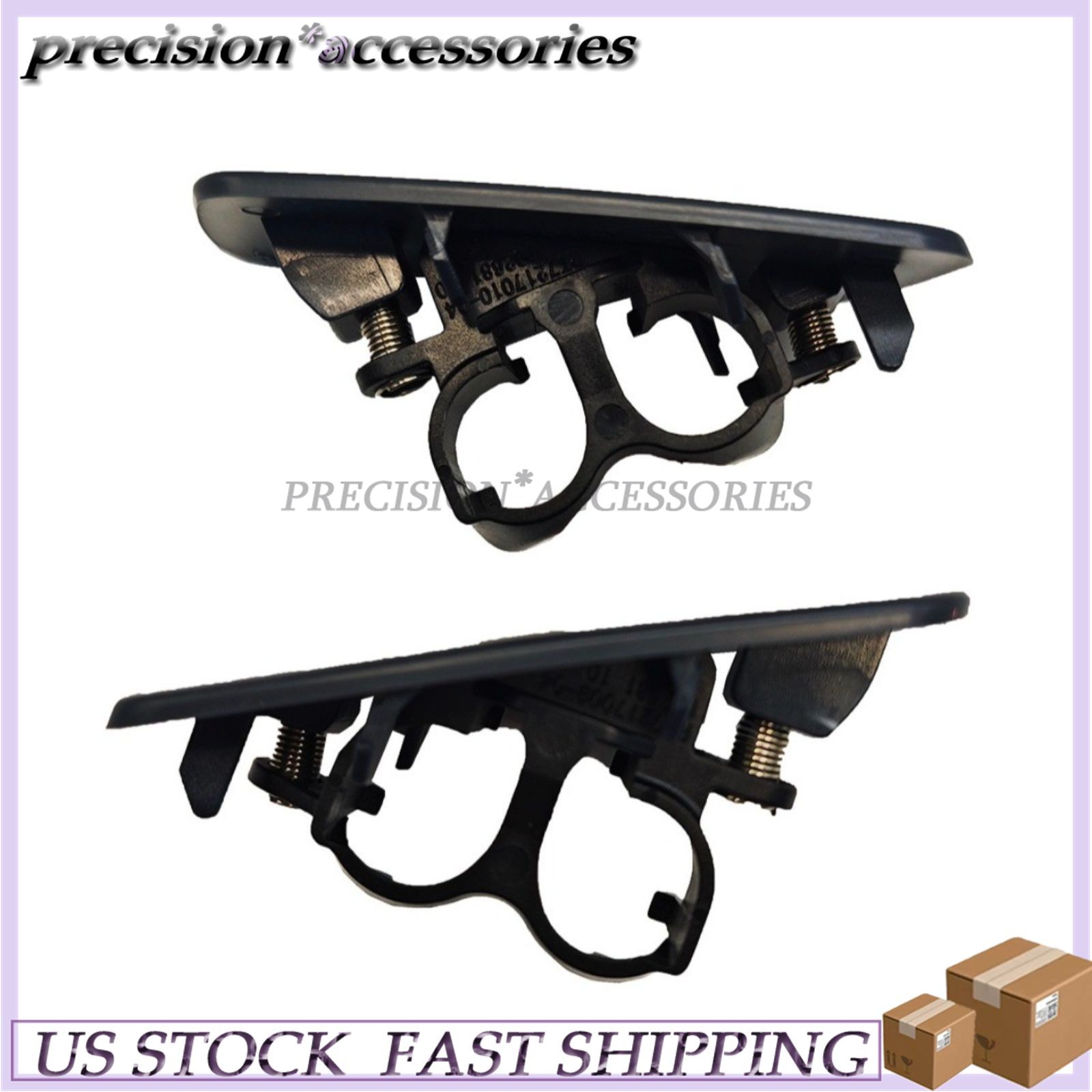 Pair Front Headlight Washer Cap For 10 11 12 13 14 15 16 17 18 Rolls-Royce Ghost