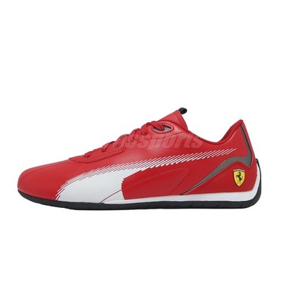 Puma x Ferrariサッカーシューズ フェラーリロゴ付き Puma x Ferrari Neo Cat 2.0 Rosso Corsa White Men Lifestyle Casual