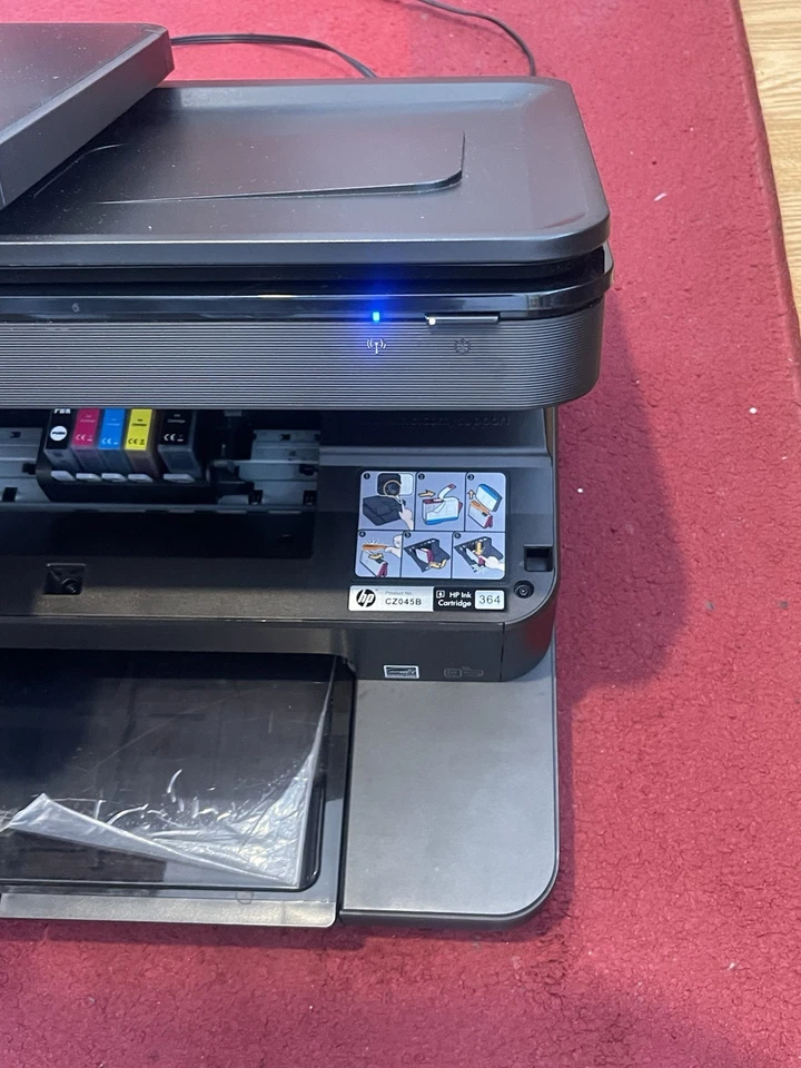 HP Photosmart 7520 All-in-One Inkjet Printer Wireless Printer with power supply - Image 3 of 4