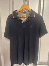 St George by Duffer Men's Large Navy Polo Shirt