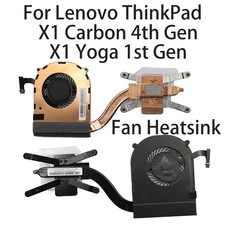 For Lenovo ThinkPad X1 Carbon 4th Gen X1 Yoga 1st Gen CPU Fan Heatsink 00JT800
